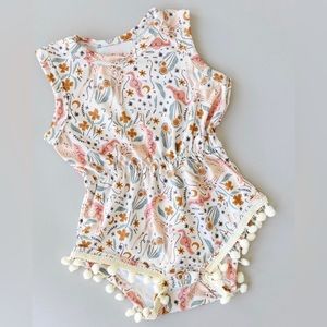 Mila and Rose Pom Pom 12-24 mo girls romper